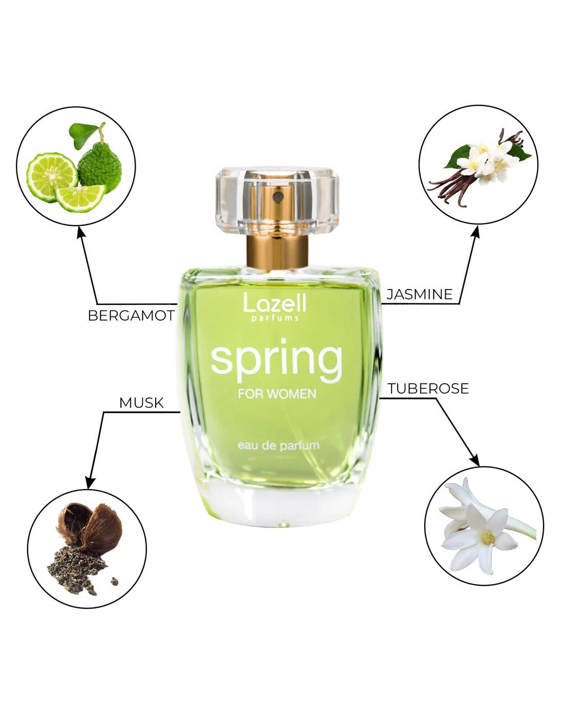 LAZELL SPRING FOR WOMEN EDP 3.4 OZ 100 ML Perfume