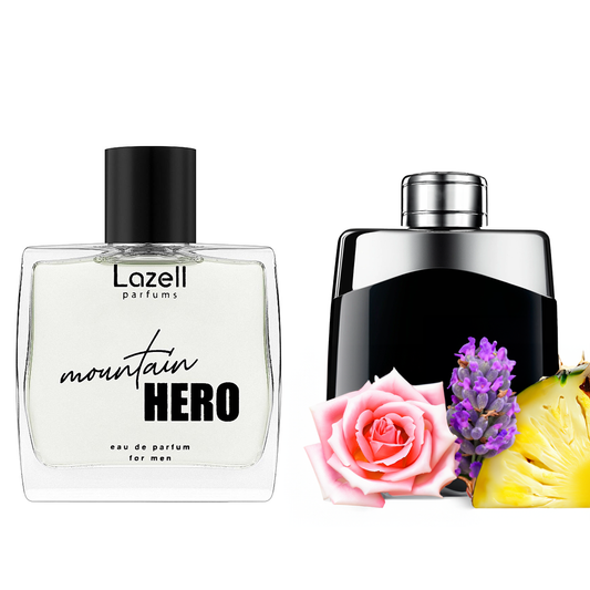 LAZELL MOUNTAIN HERO FOR MEN EDT 3.4 OZ NEW Perfume