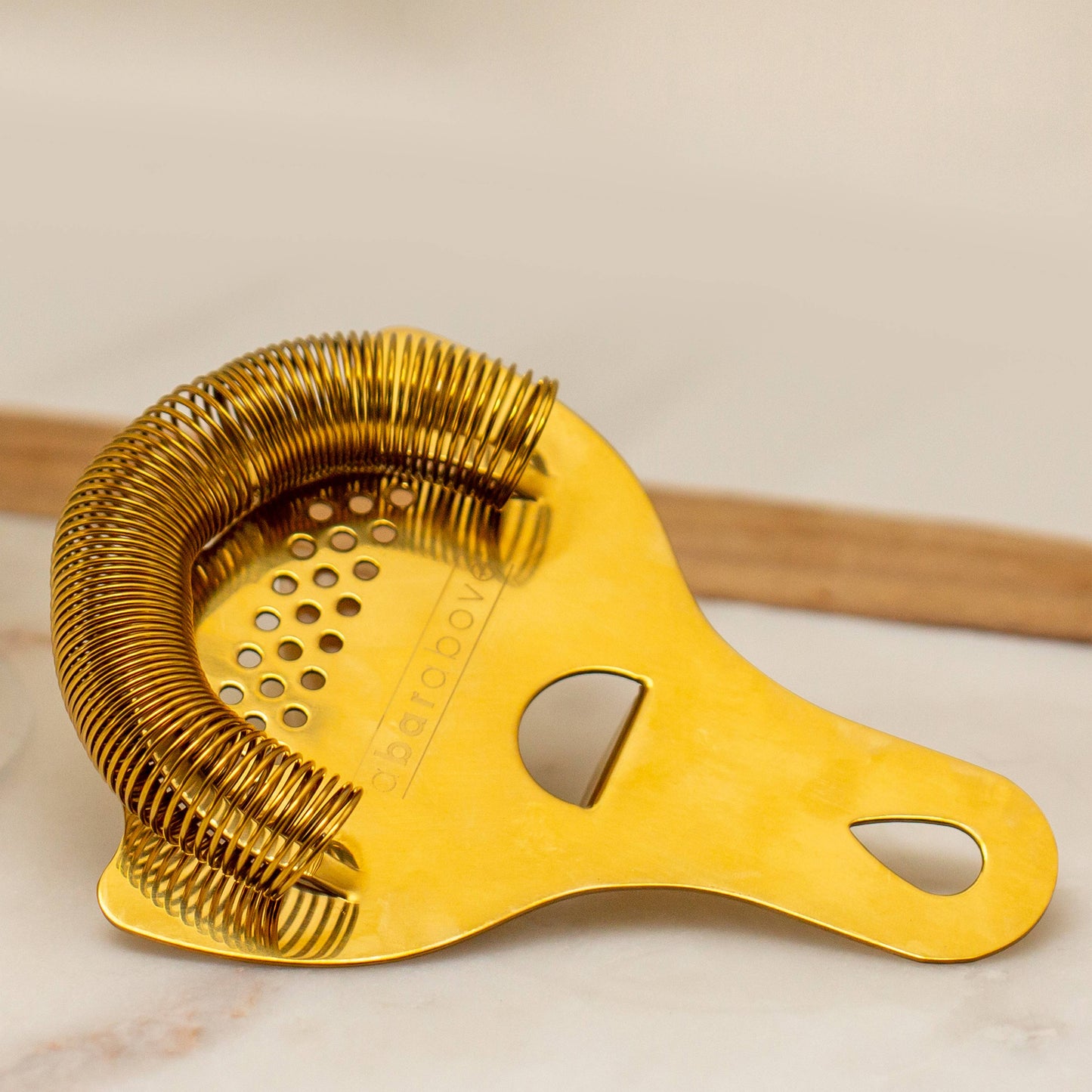 Hawthorne Strainer, Gold Cocktail Strainer