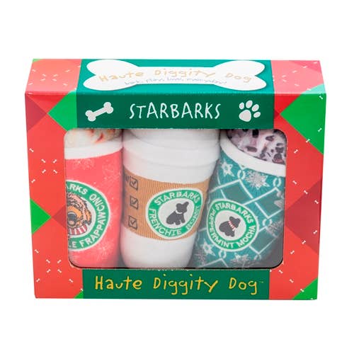 Starbarks Holiday Box Stocking Stuffers Christmas Dog Toys