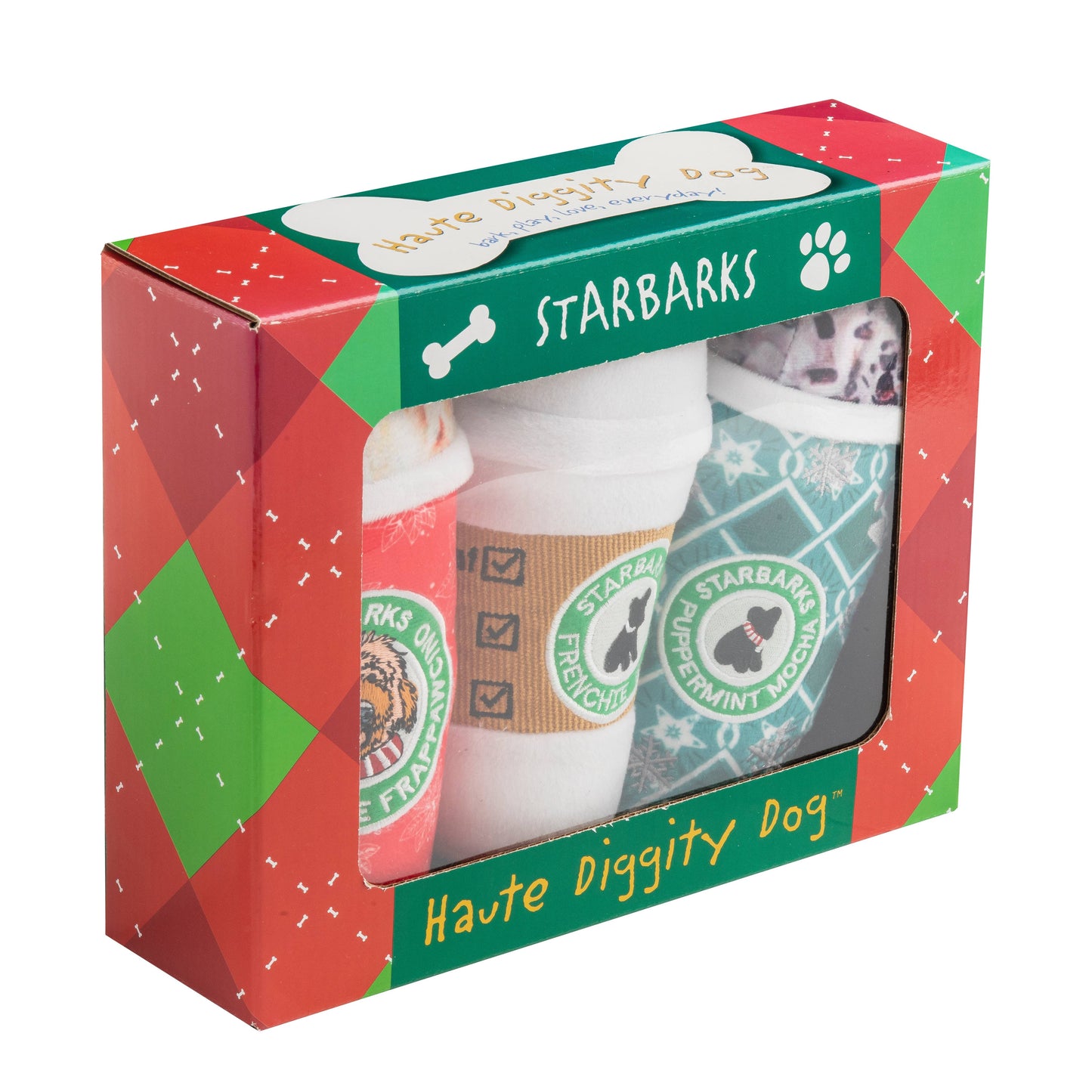 Starbarks Holiday Box Stocking Stuffers Christmas Dog Toys