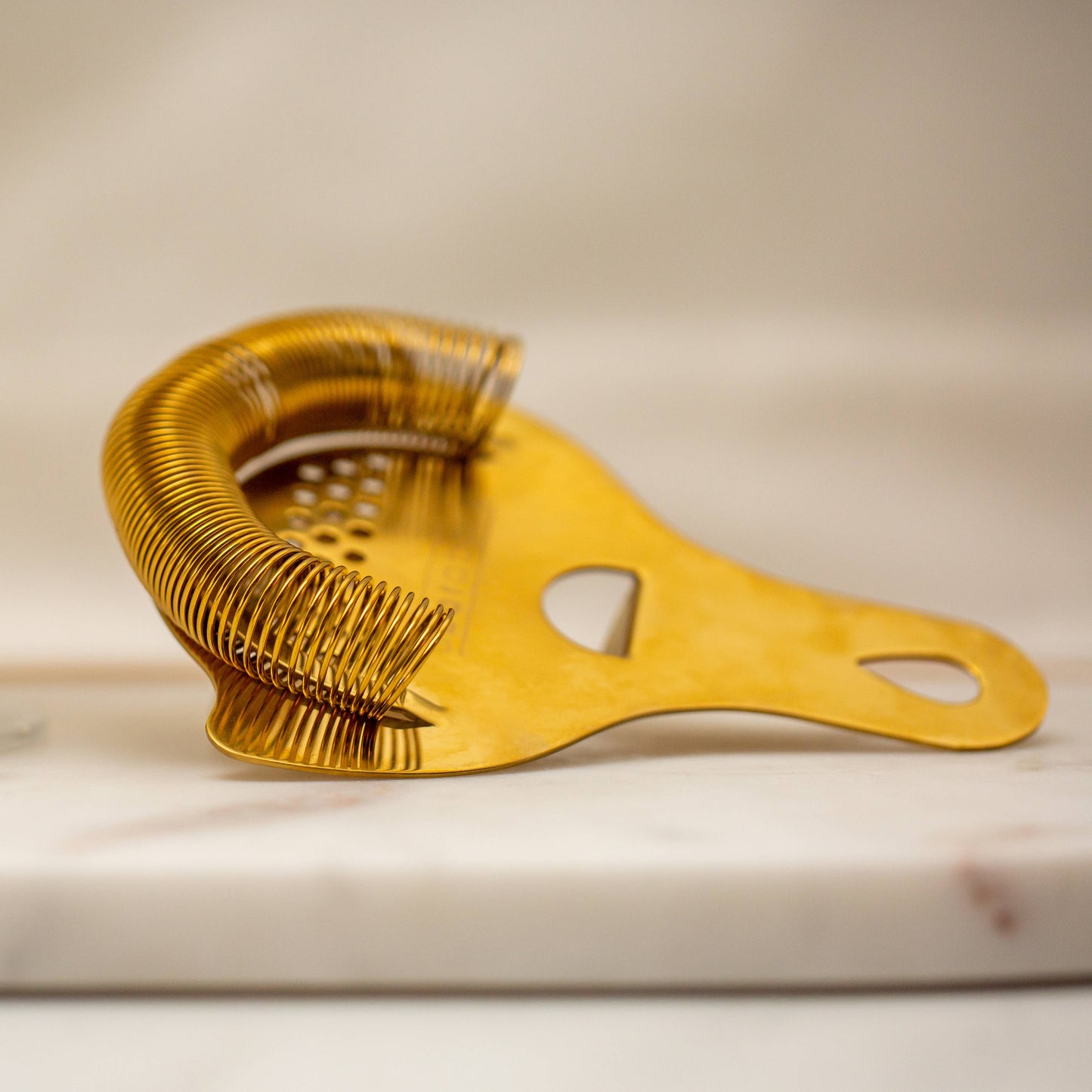 Hawthorne Strainer, Gold Cocktail Strainer