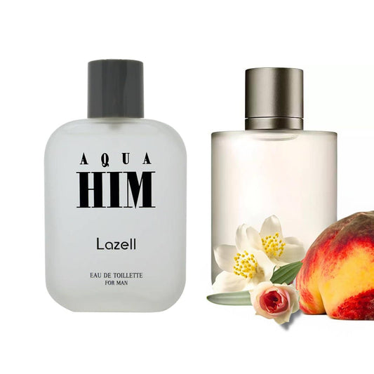LAZELL AQUA HIM FOR MEN EDT 3.4 OZ 100 ML Perfume