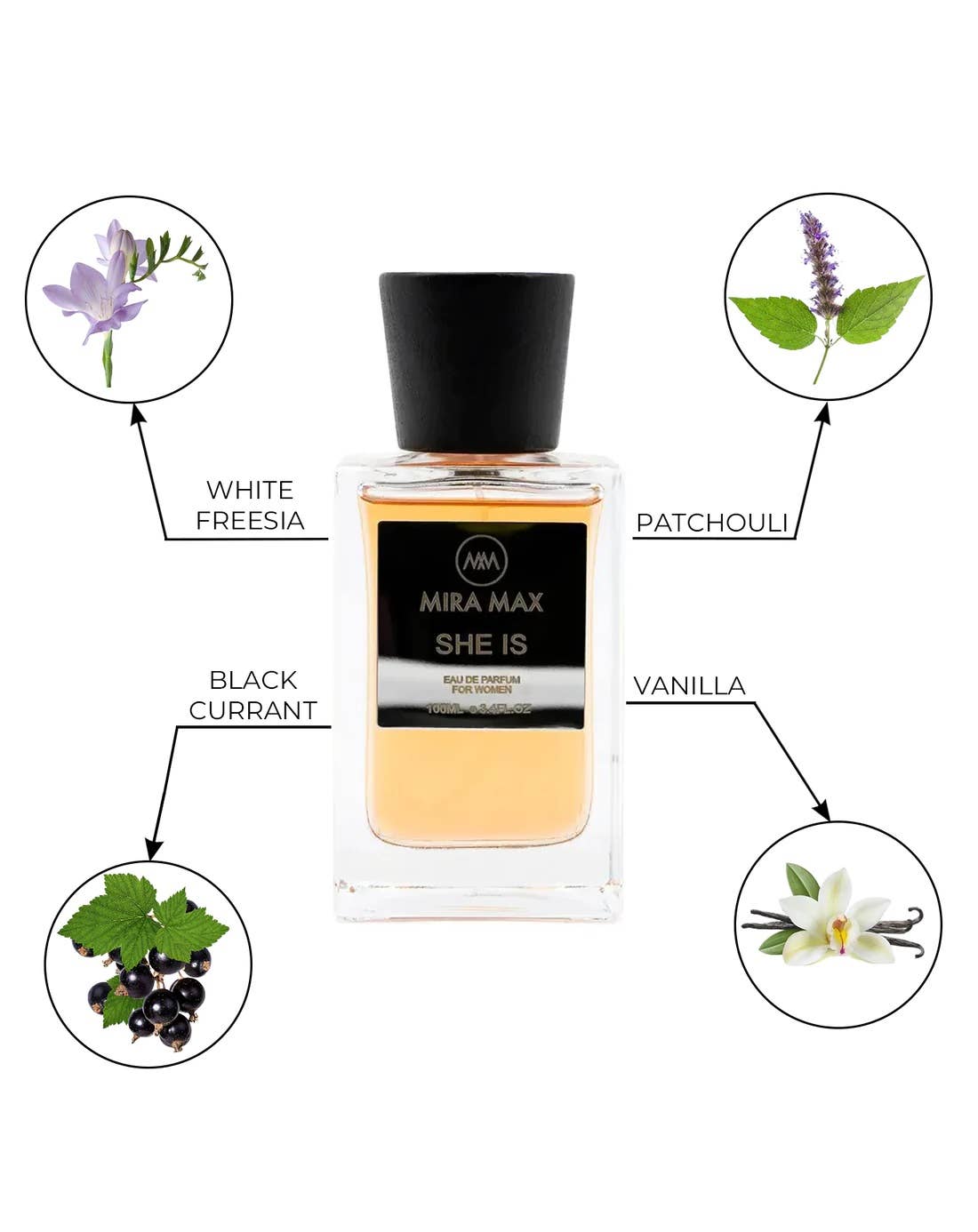 MIRA 24HOURS PERFUME SHE IS FOR WOMEN EDP 3.4 OZ