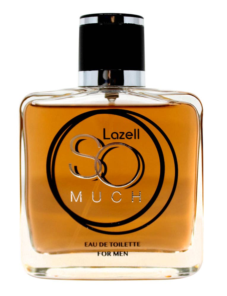LAZELL SO MUCH MEN EDT 3.4 OZ NEW Perfume