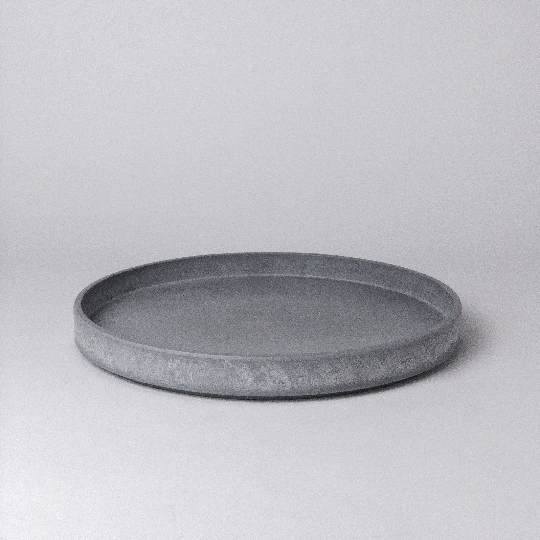 10.7" Signature Stone 
Large Decor Tray: White