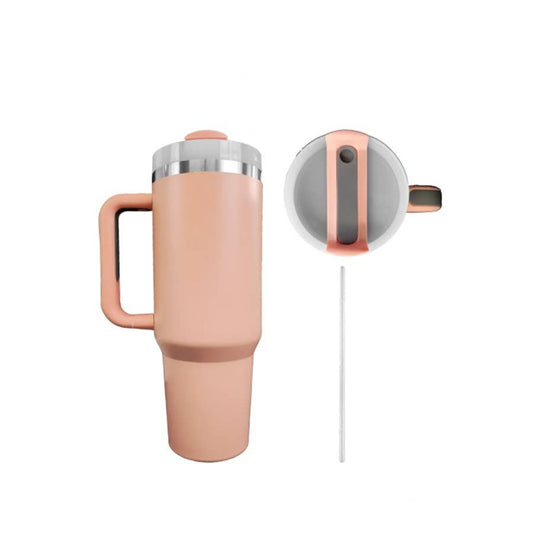 Stainless Steel Insulated Travel Mug Tumbler : PEACH / ONE