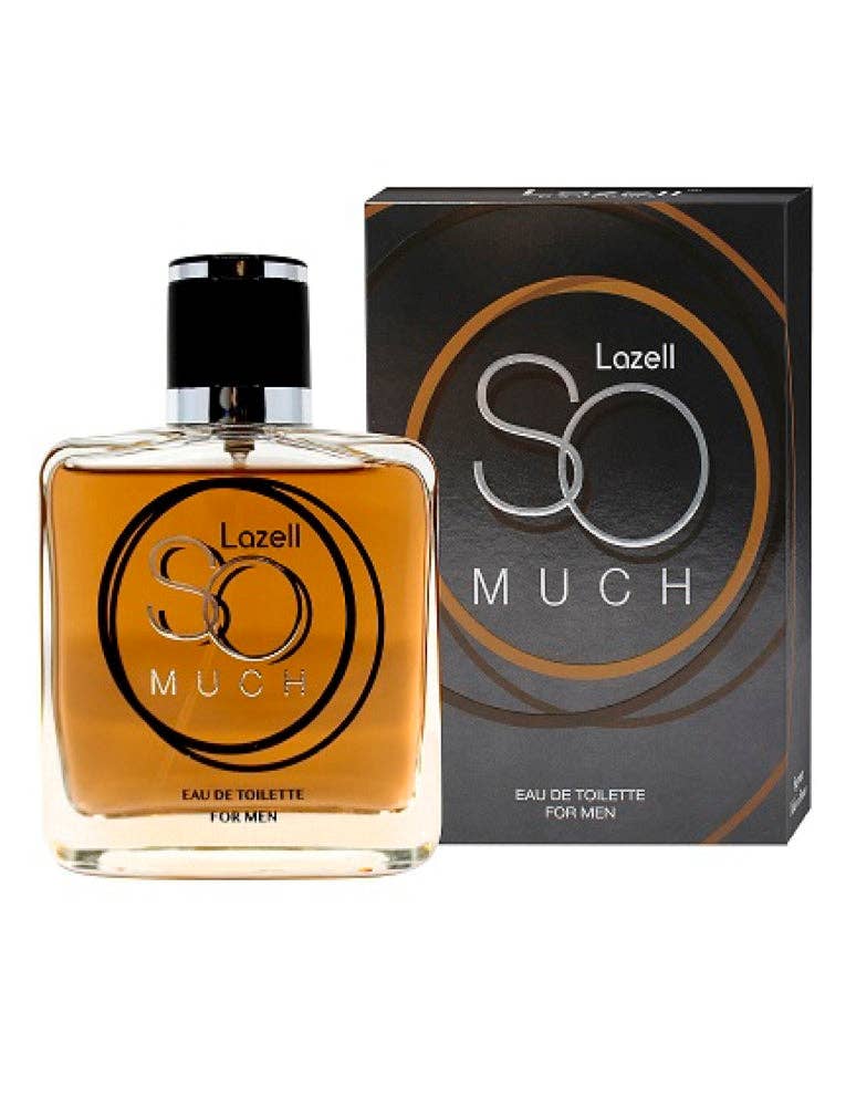 LAZELL SO MUCH MEN EDT 3.4 OZ NEW Perfume
