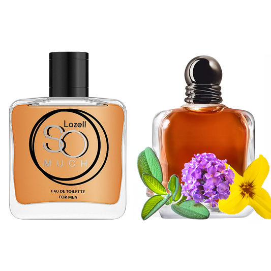 LAZELL SO MUCH MEN EDT 3.4 OZ NEW Perfume