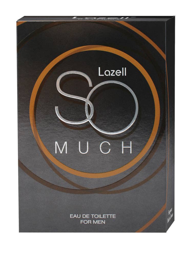 LAZELL SO MUCH MEN EDT 3.4 OZ NEW Perfume